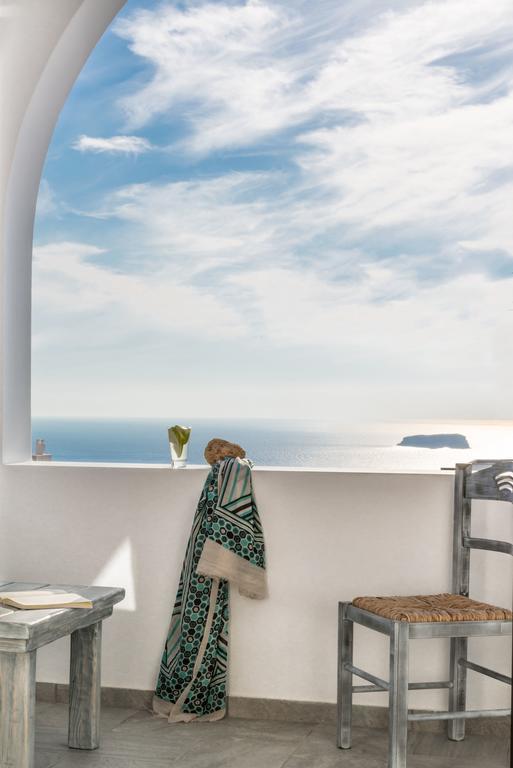 Aspronisi Luxury Villa With Caldera View Megalochori  Rum bild